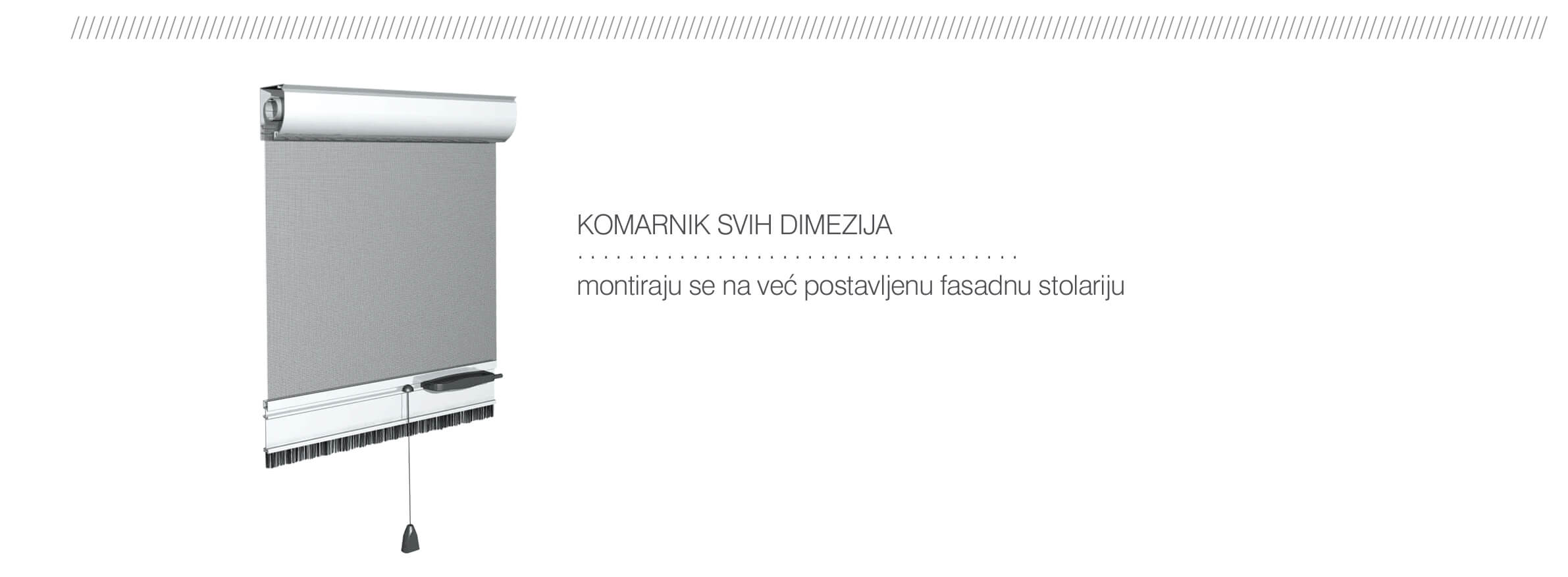 PVC Montaža komarnici