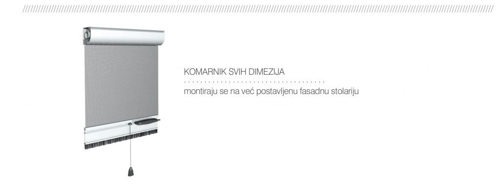 komarnici pvc montaža