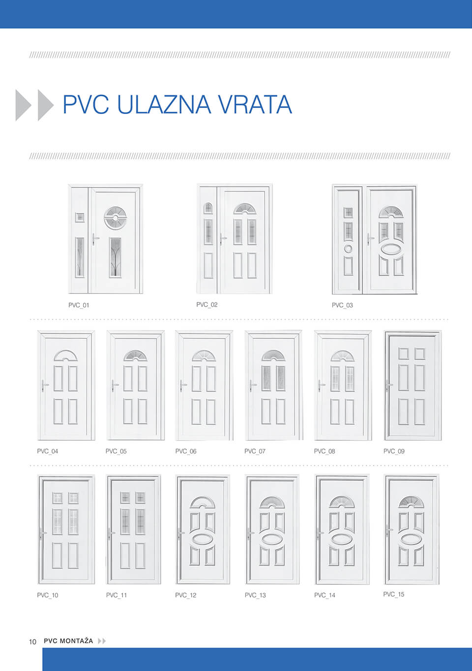 PVC Montaža vrata